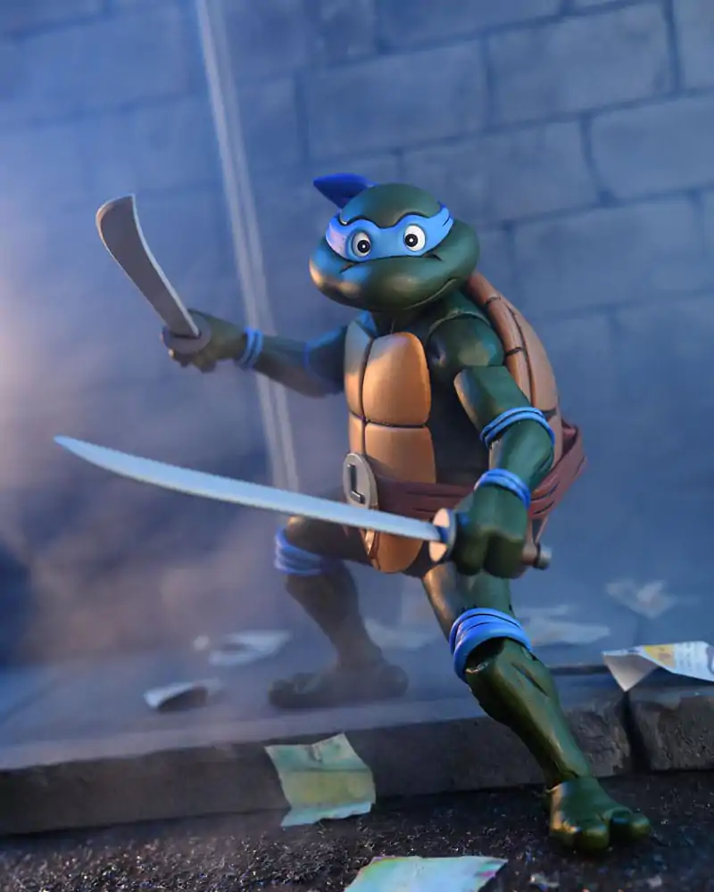 Teenage Mutant Ninja Turtles (Cartoon) Akčná figúrka Ultimate Leonardo VHS 18 cm produktová fotografia