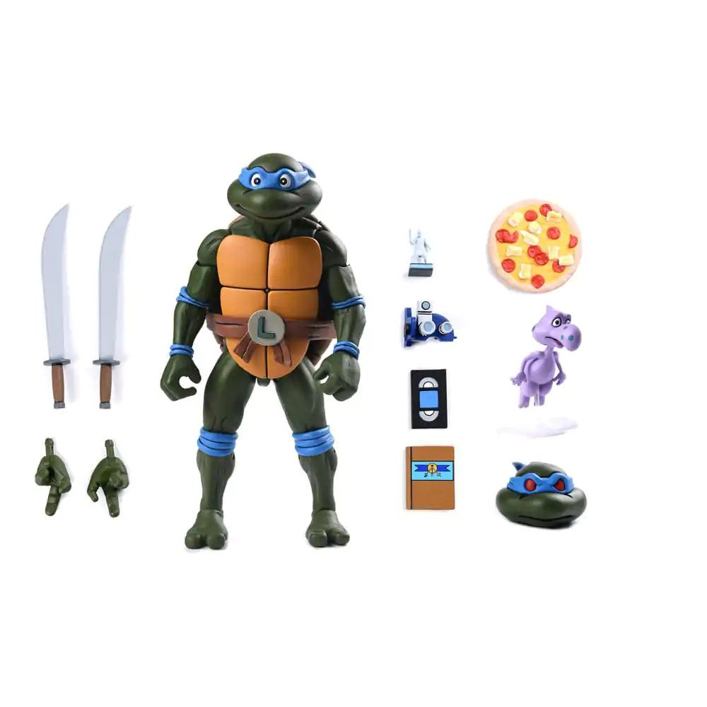 Teenage Mutant Ninja Turtles (Cartoon) Akčná figúrka Ultimate Leonardo VHS 18 cm produktová fotografia