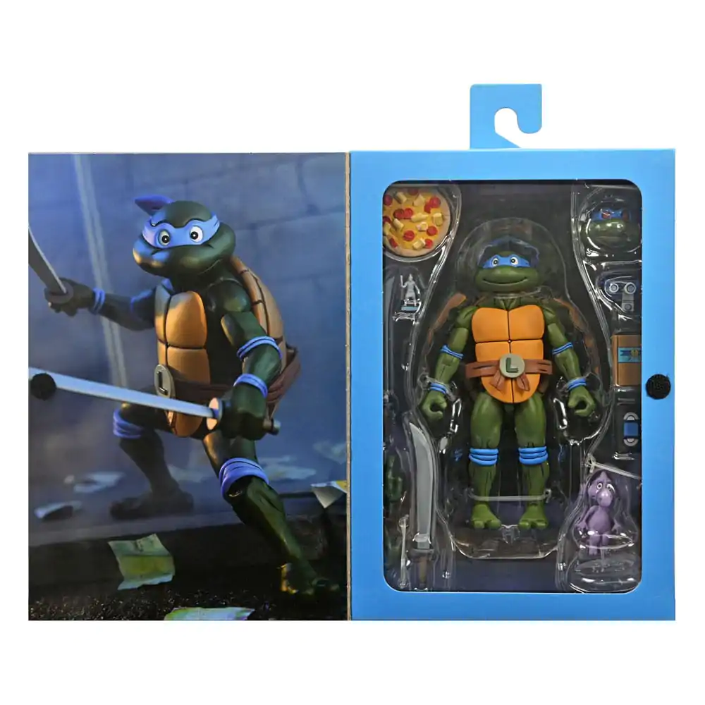 Teenage Mutant Ninja Turtles (Cartoon) Akčná figúrka Ultimate Leonardo VHS 18 cm produktová fotografia