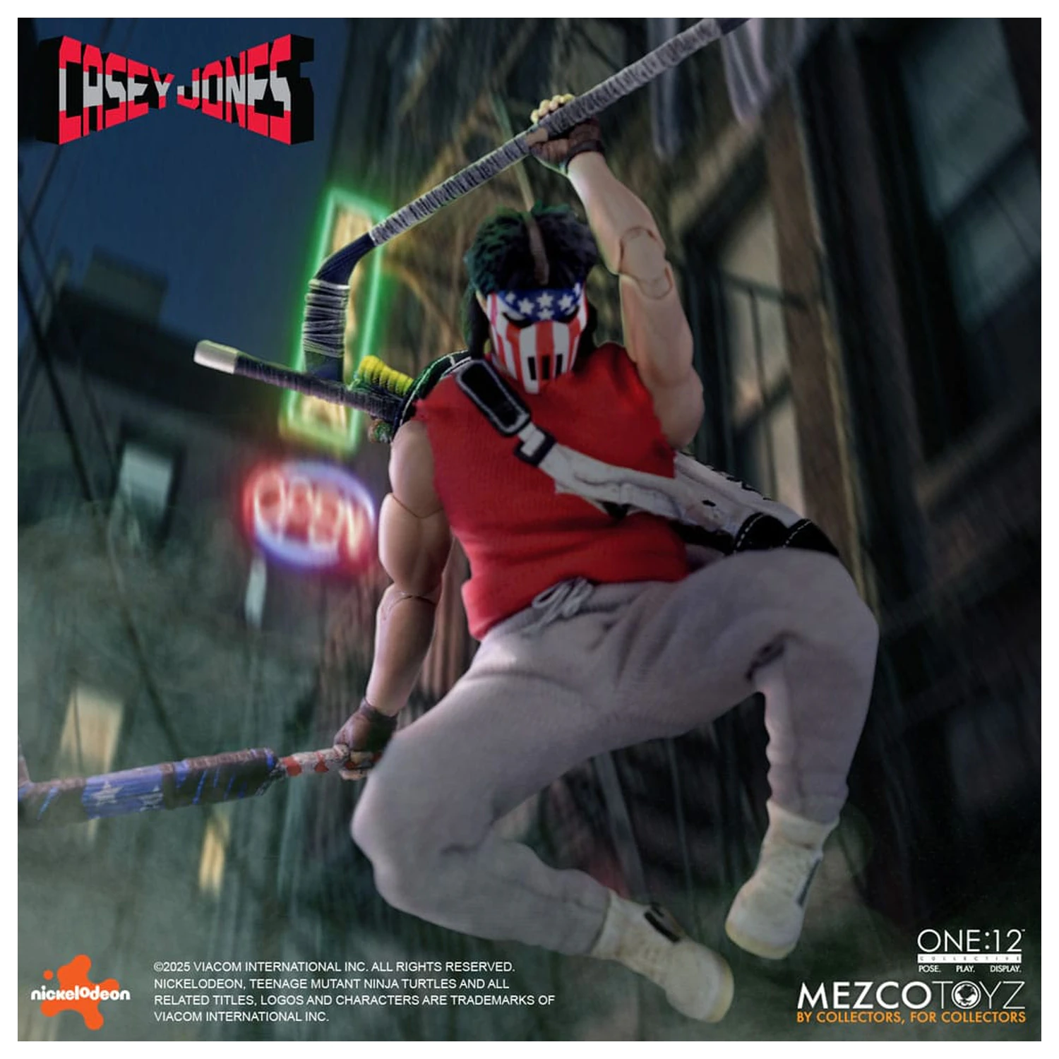 Teenage Mutant Ninja Turtles figúrka 1/12 Casey Jones 17 cm produktová fotografia
