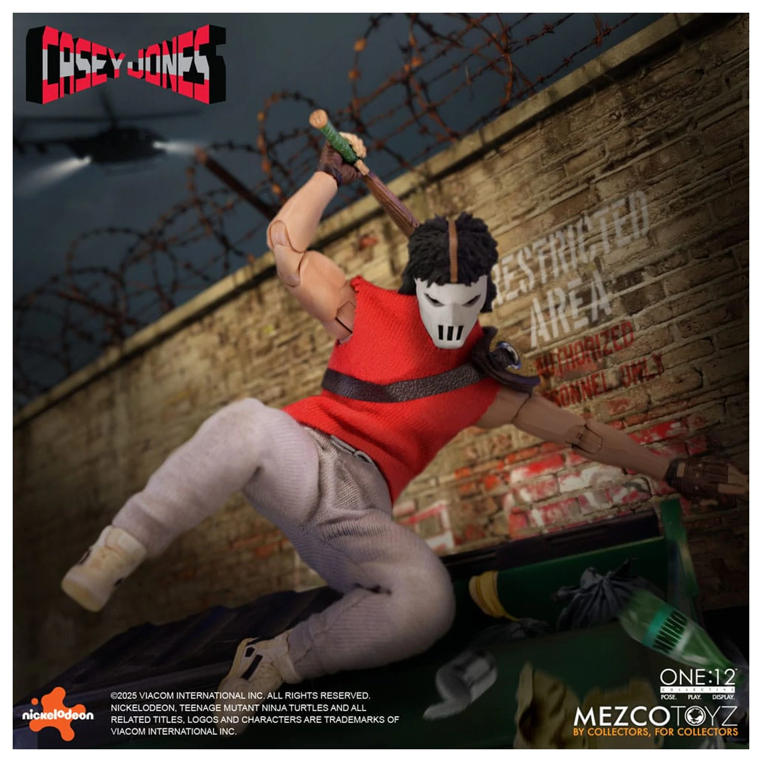 Teenage Mutant Ninja Turtles figúrka 1/12 Casey Jones 17 cm produktová fotografia