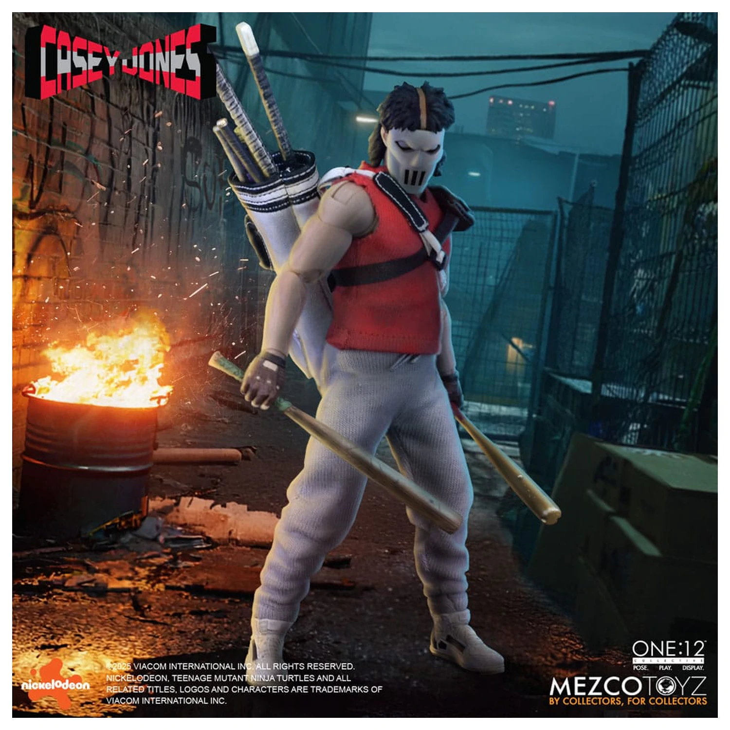 Teenage Mutant Ninja Turtles figúrka 1/12 Casey Jones 17 cm produktová fotografia