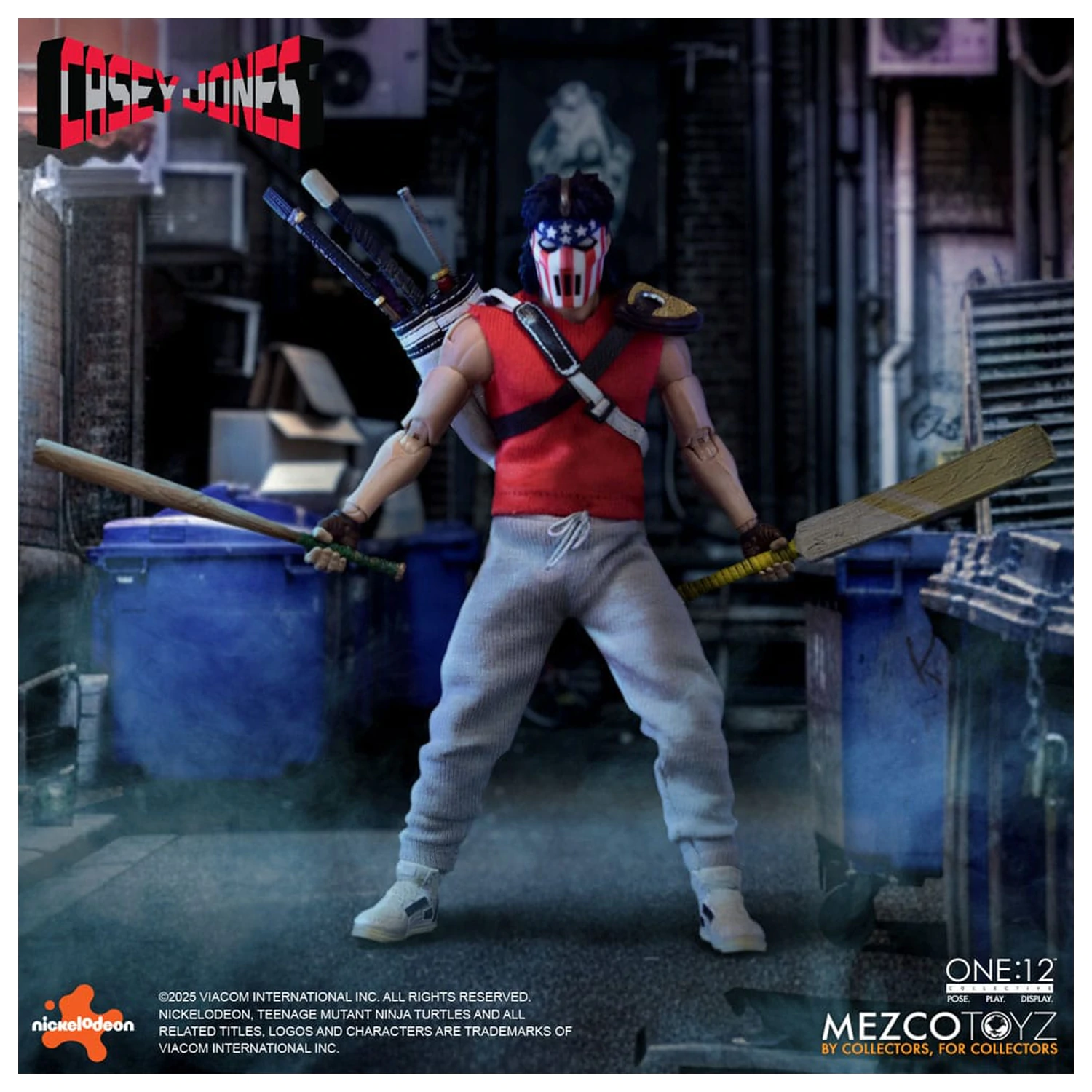 Teenage Mutant Ninja Turtles figúrka 1/12 Casey Jones 17 cm produktová fotografia