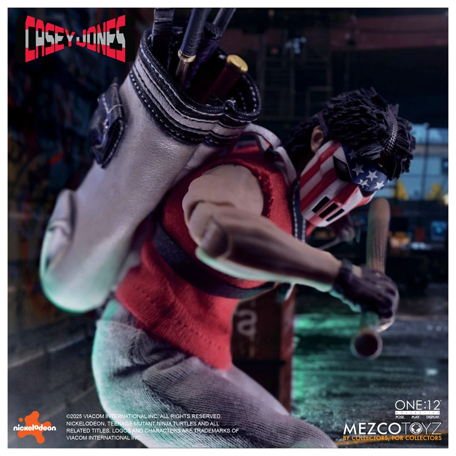 Teenage Mutant Ninja Turtles figúrka 1/12 Casey Jones 17 cm produktová fotografia