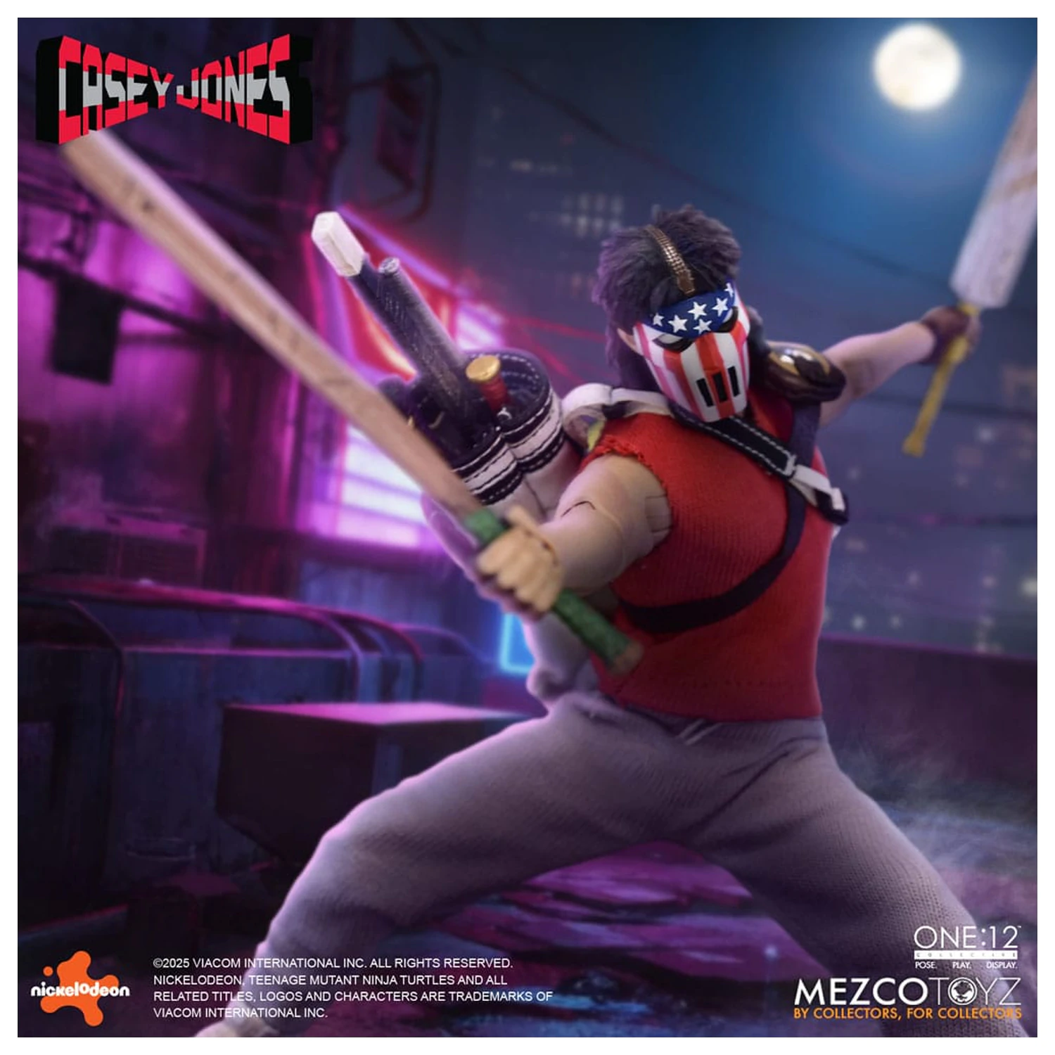 Teenage Mutant Ninja Turtles figúrka 1/12 Casey Jones 17 cm produktová fotografia