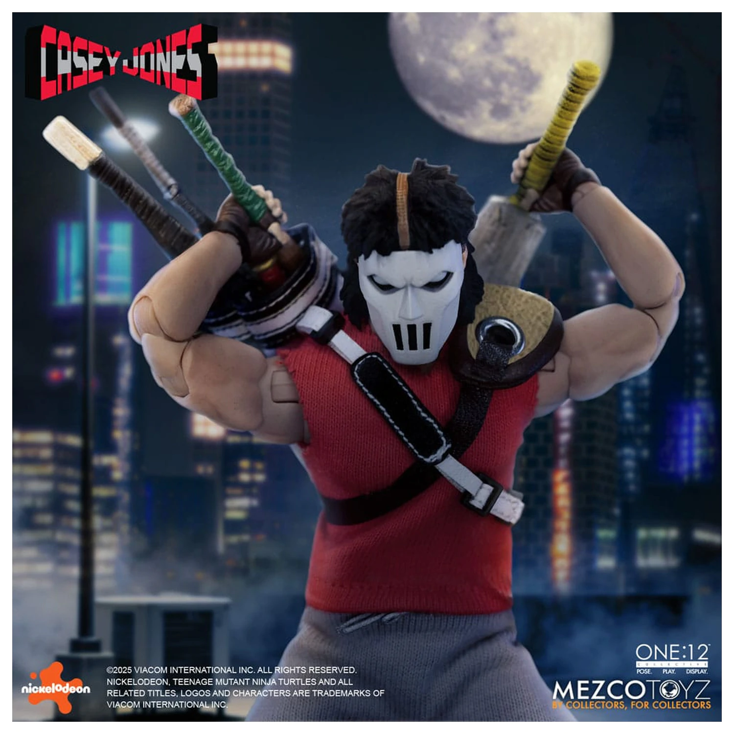 Teenage Mutant Ninja Turtles figúrka 1/12 Casey Jones 17 cm produktová fotografia