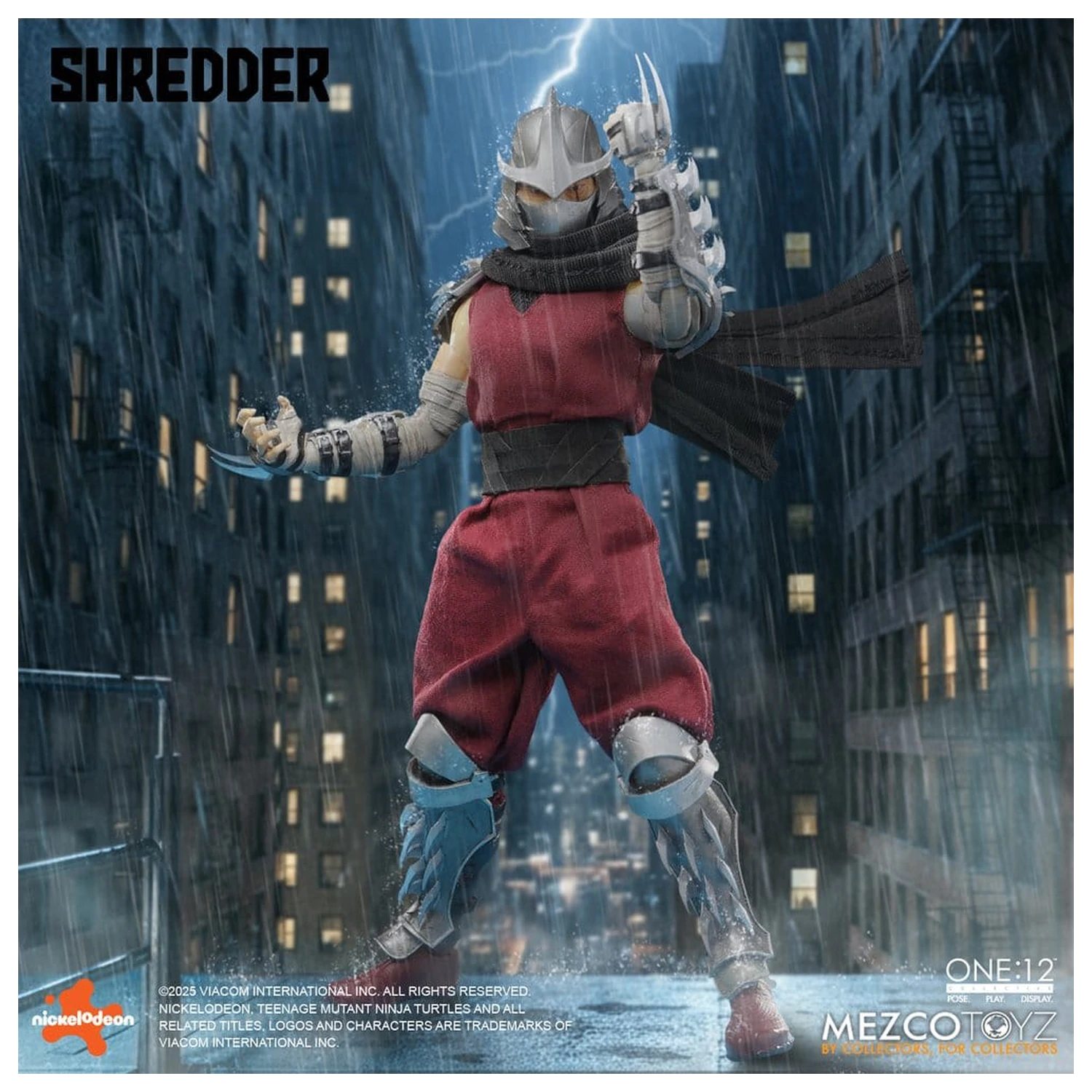 Teenage Mutant Ninja Turtles figúrka 1/12 Shredder 17 cm produktová fotografia