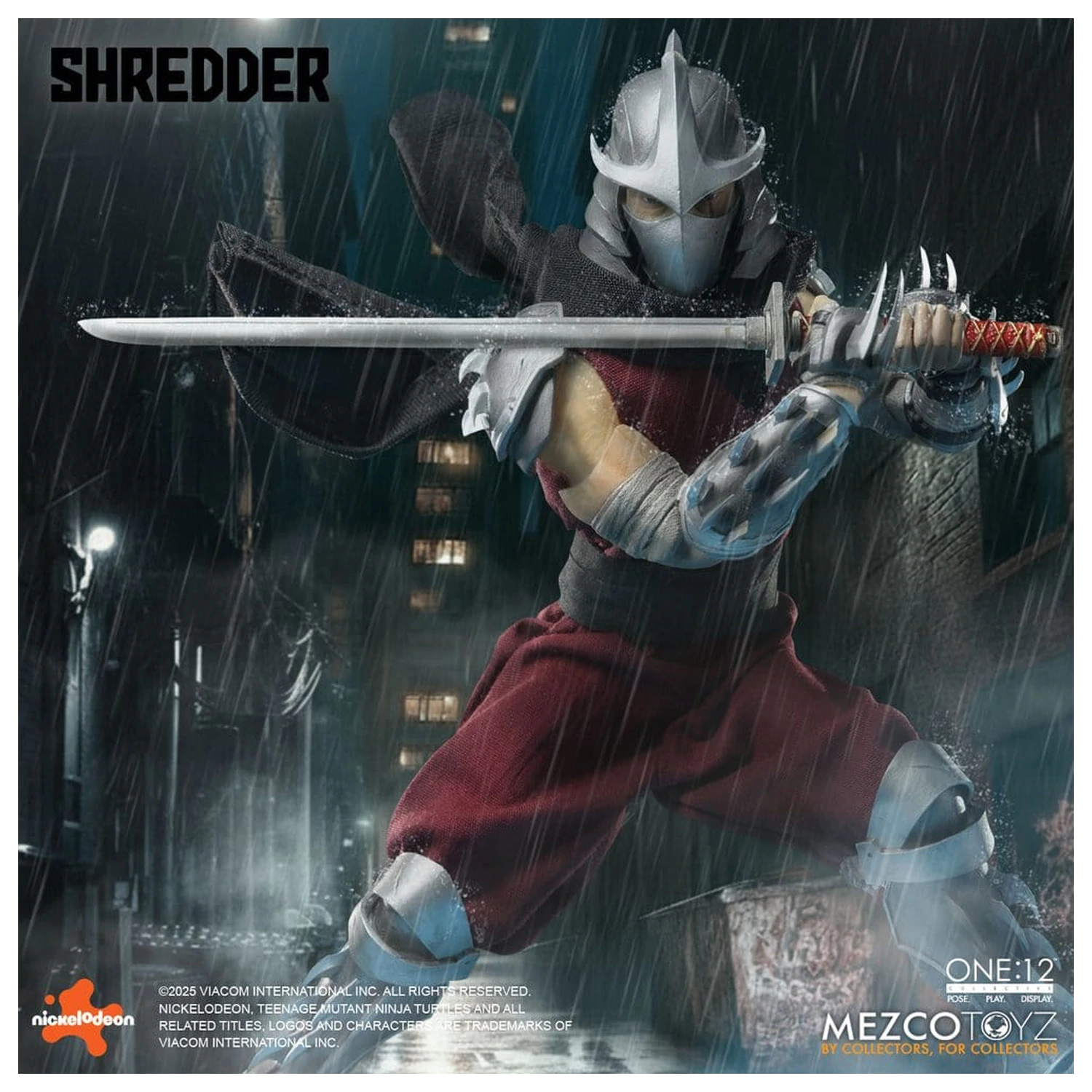 Teenage Mutant Ninja Turtles figúrka 1/12 Shredder 17 cm produktová fotografia