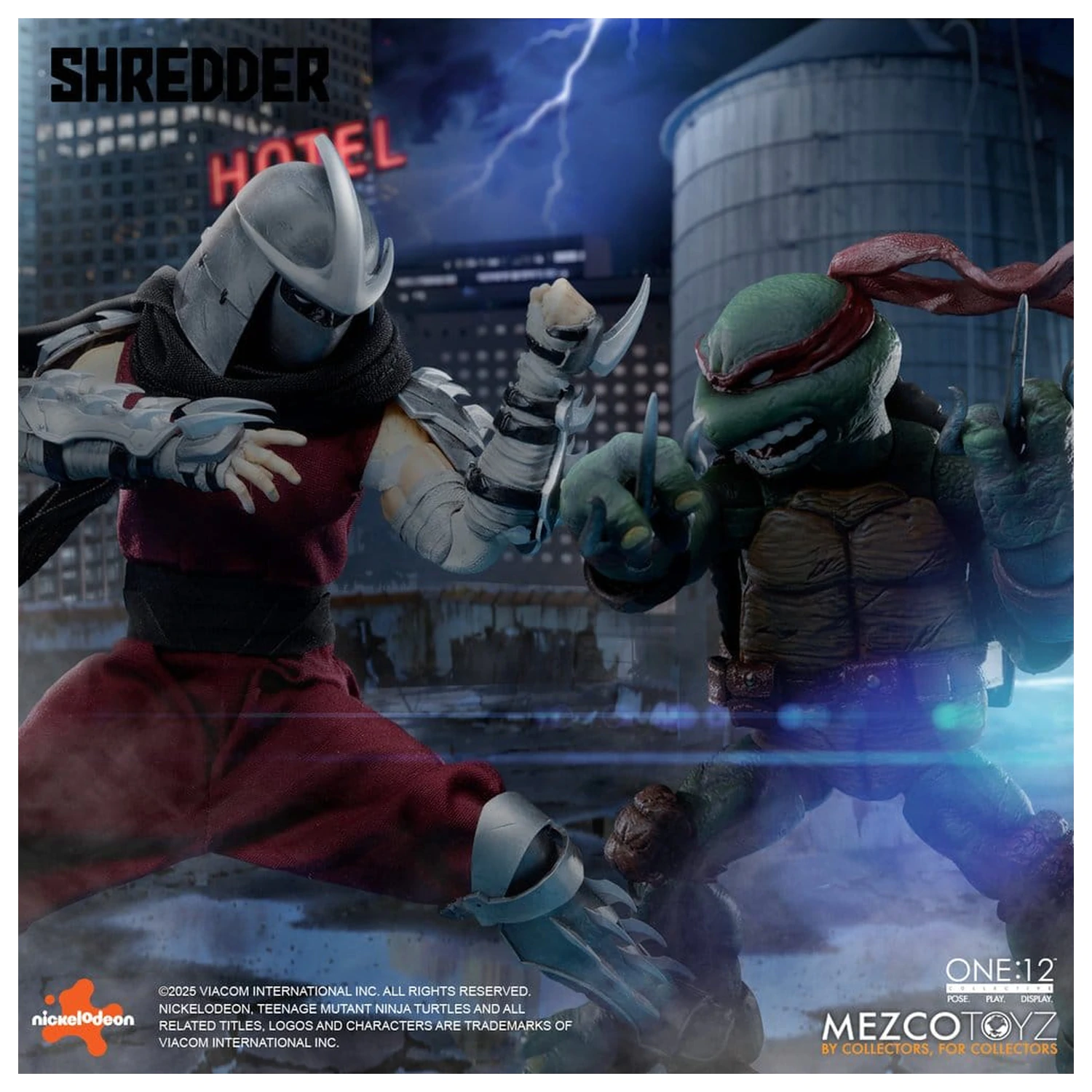 Teenage Mutant Ninja Turtles figúrka 1/12 Shredder 17 cm produktová fotografia