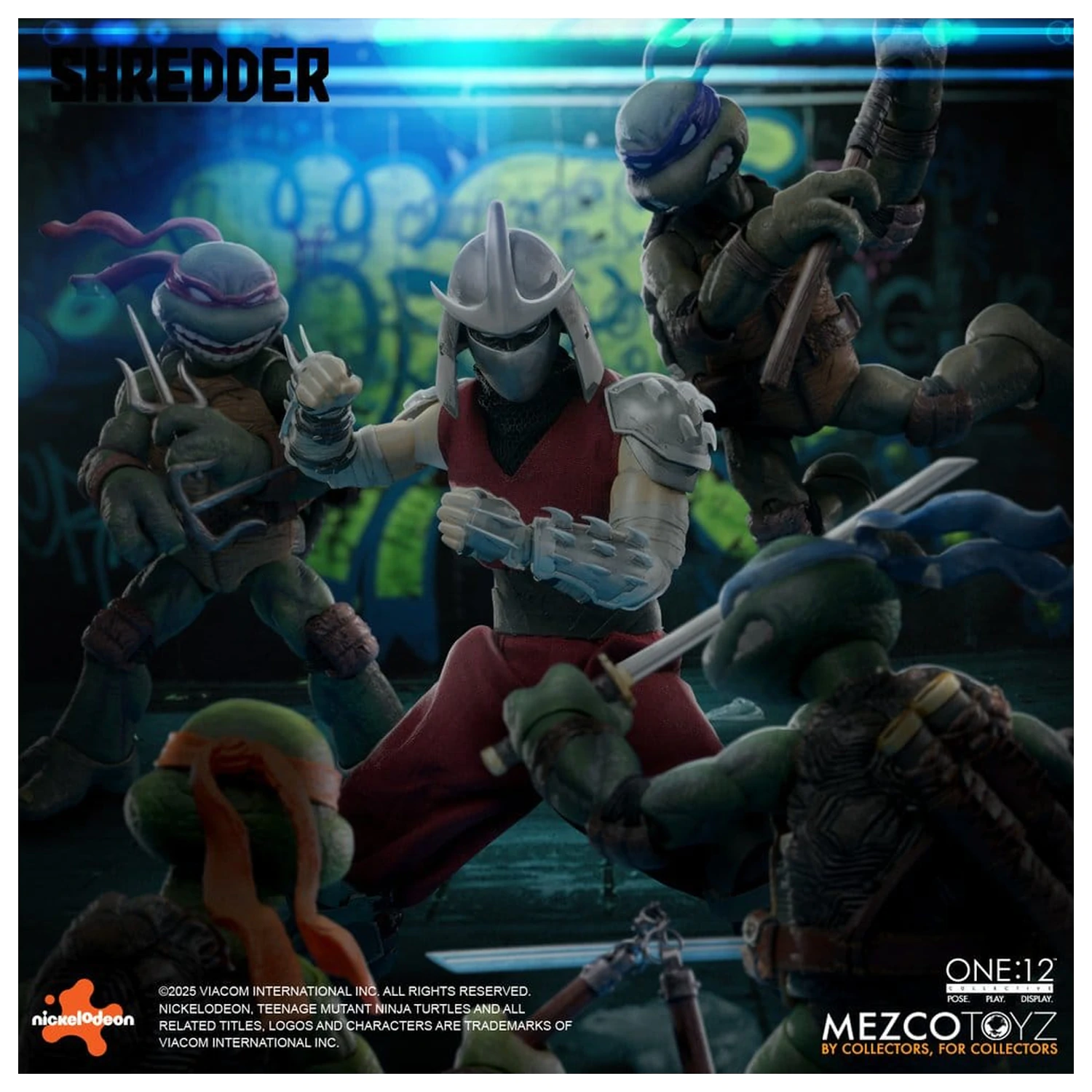 Teenage Mutant Ninja Turtles figúrka 1/12 Shredder 17 cm produktová fotografia