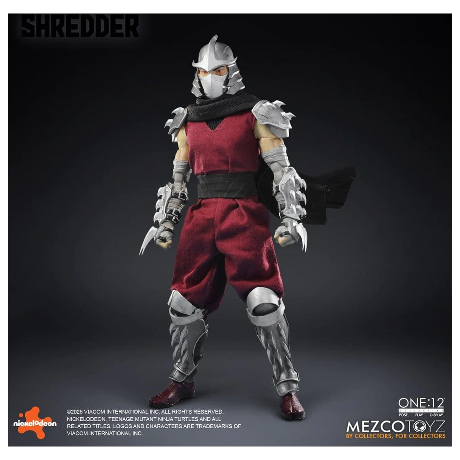 Teenage Mutant Ninja Turtles figúrka 1/12 Shredder 17 cm produktová fotografia