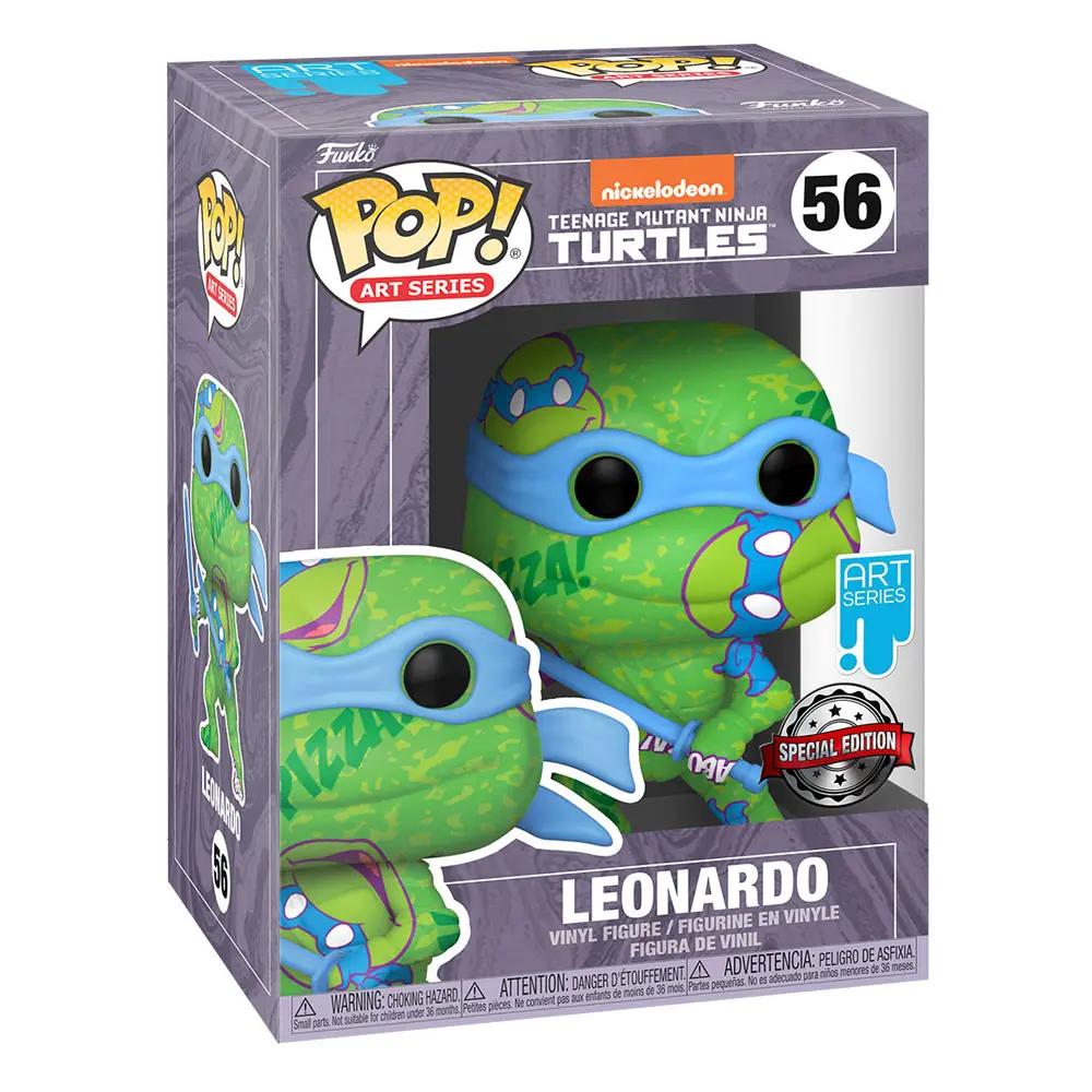 Teenage Mutant Ninja Turtles POP! Artist Series Vinylová figúrka Leonardo 9 cm produktová fotografia