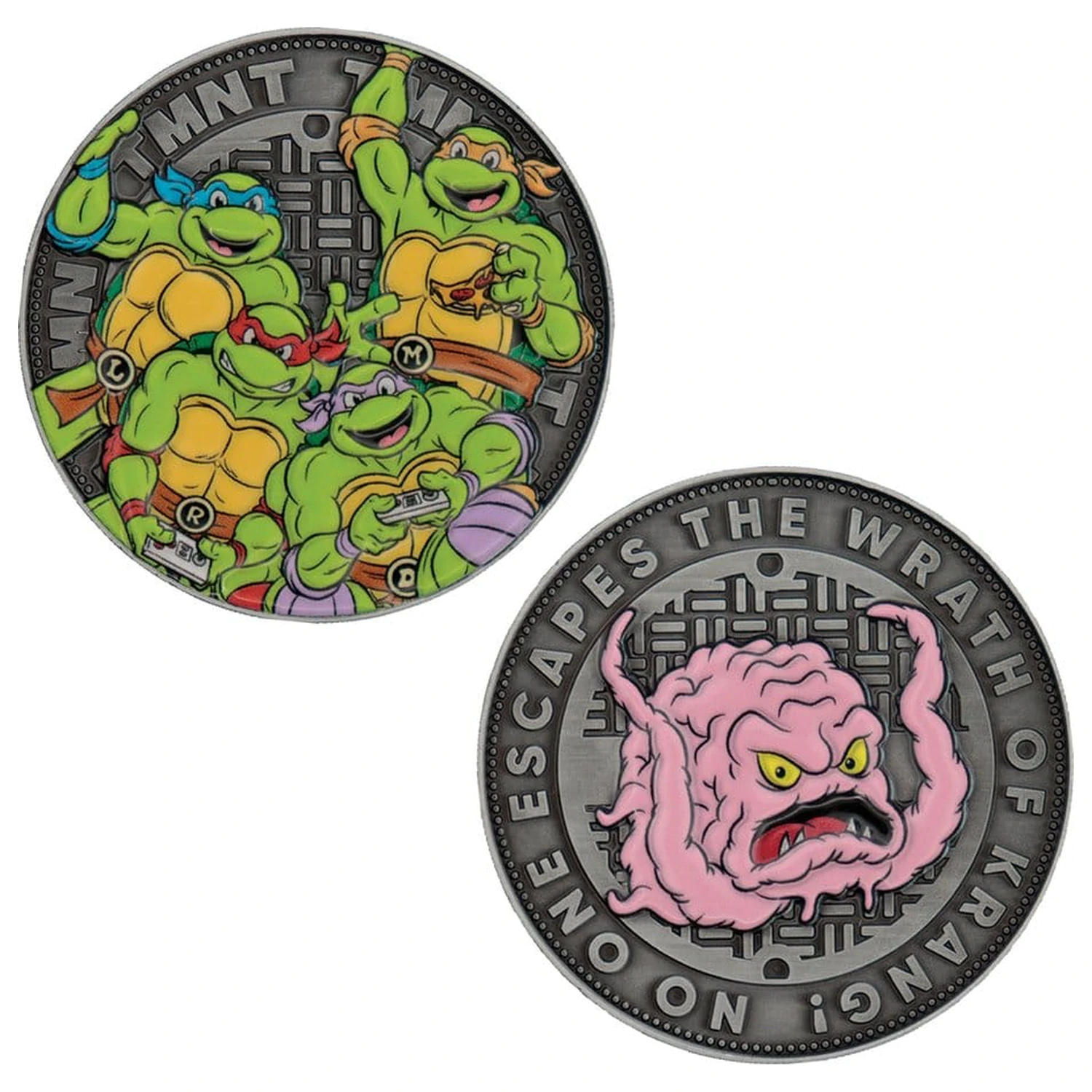 Teenage Mutant Ninja Turtles zberateľská minca Krang produktová fotografia