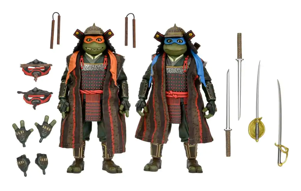 Teenage Mutant Ninja Turtles III Akčná Figúrka 2-Pack Leonardo & Michelangelo 18 cm produktová fotografia