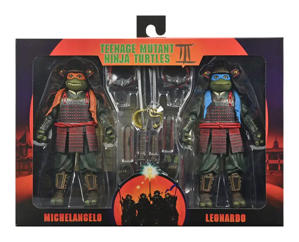 Teenage Mutant Ninja Turtles III Akčná Figúrka 2-Pack Leonardo & Michelangelo 18 cm produktová fotografia