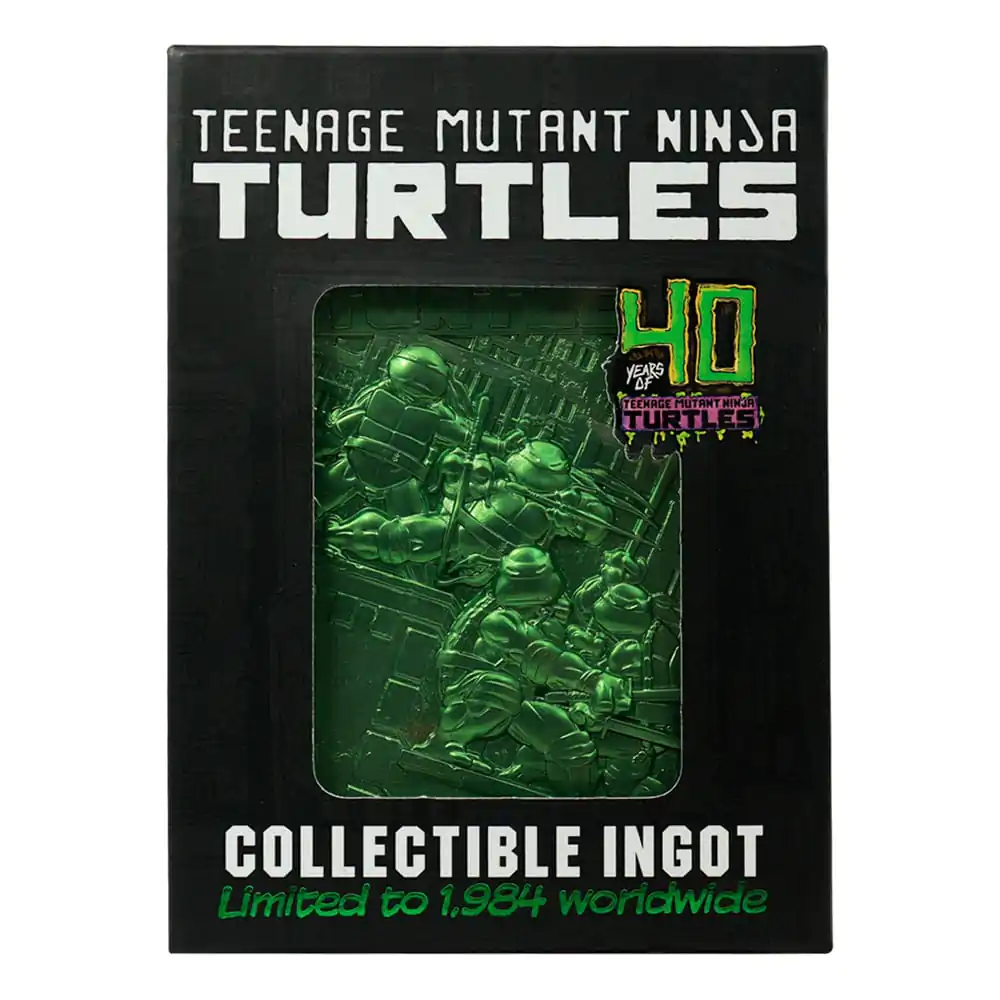 Teenage Mutant Ninja Turtles Ingot 40th Anniversary Green Limited Edition Tehlička produktová fotografia