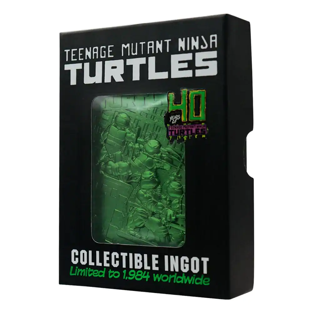 Teenage Mutant Ninja Turtles Ingot 40th Anniversary Green Limited Edition Tehlička produktová fotografia