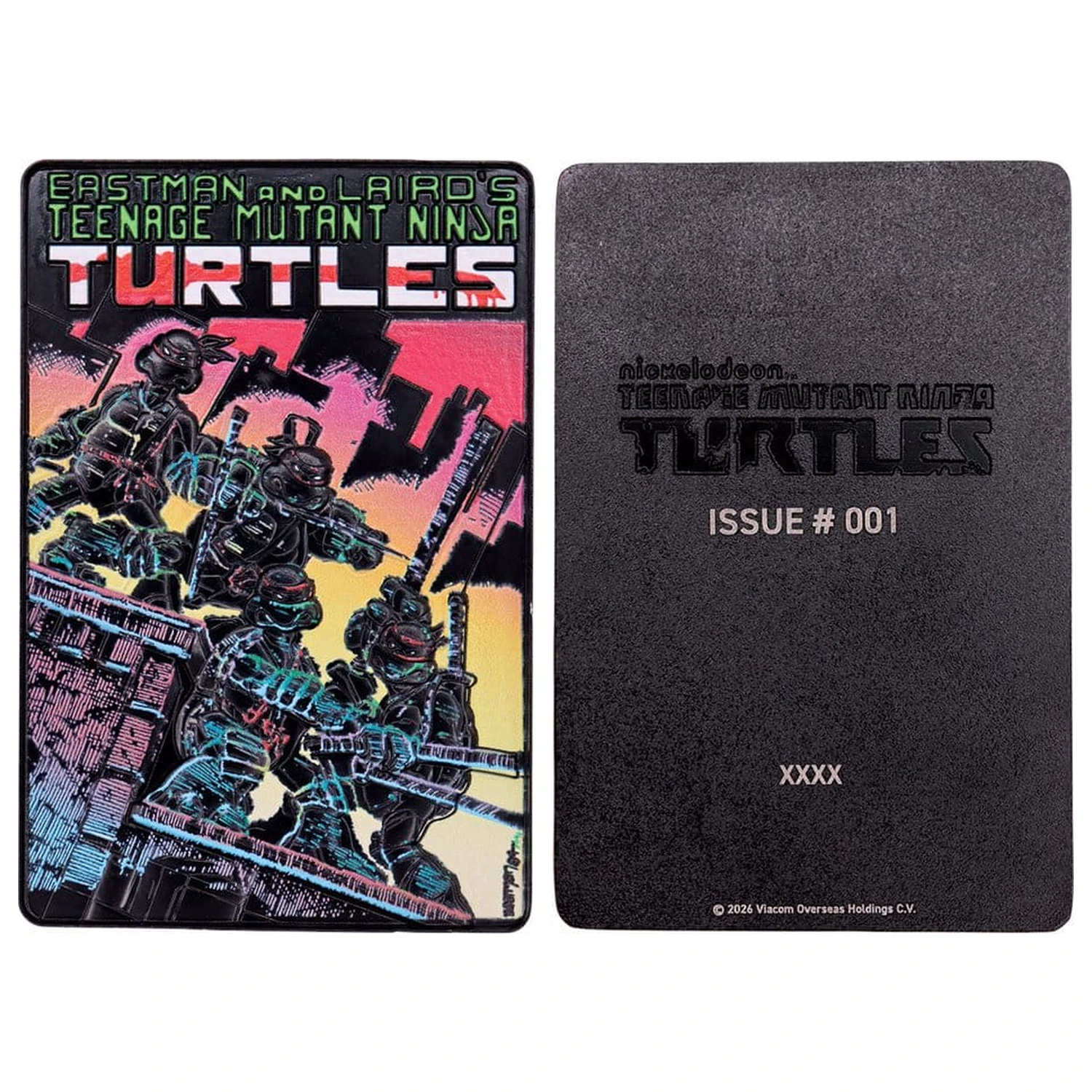 Teenage Mutant Ninja Turtles Ingot Set of Three Comic Book Cover Ingots Limited Edition produktová fotografia