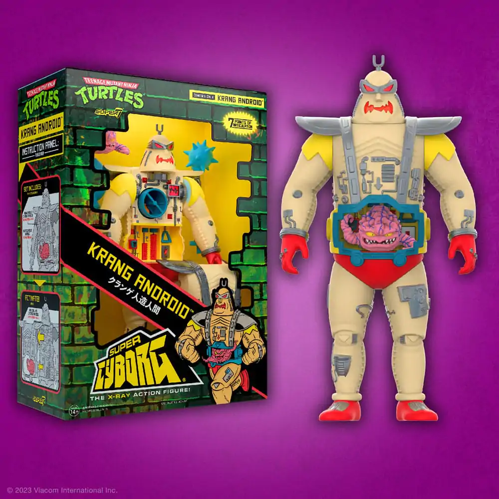 Teenage Mutant Ninja Turtles Action Figure Krang Android (Full Color) 28 cm Akčná Figúrka produktová fotografia