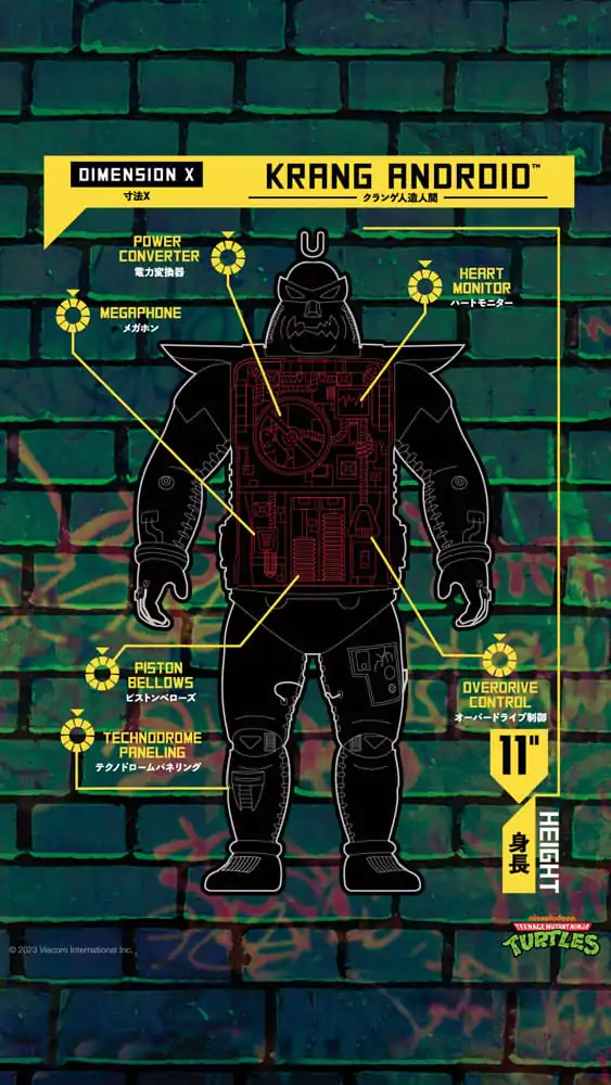 Teenage Mutant Ninja Turtles Action Figure Krang Android (Full Color) 28 cm Akčná Figúrka produktová fotografia
