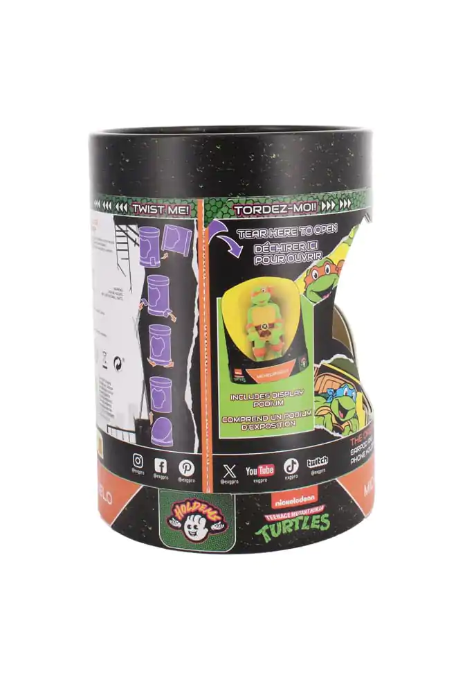 Teenage Mutant Ninja Turtles Michaelangelo mini držiak kábla 10 cm produktová fotografia
