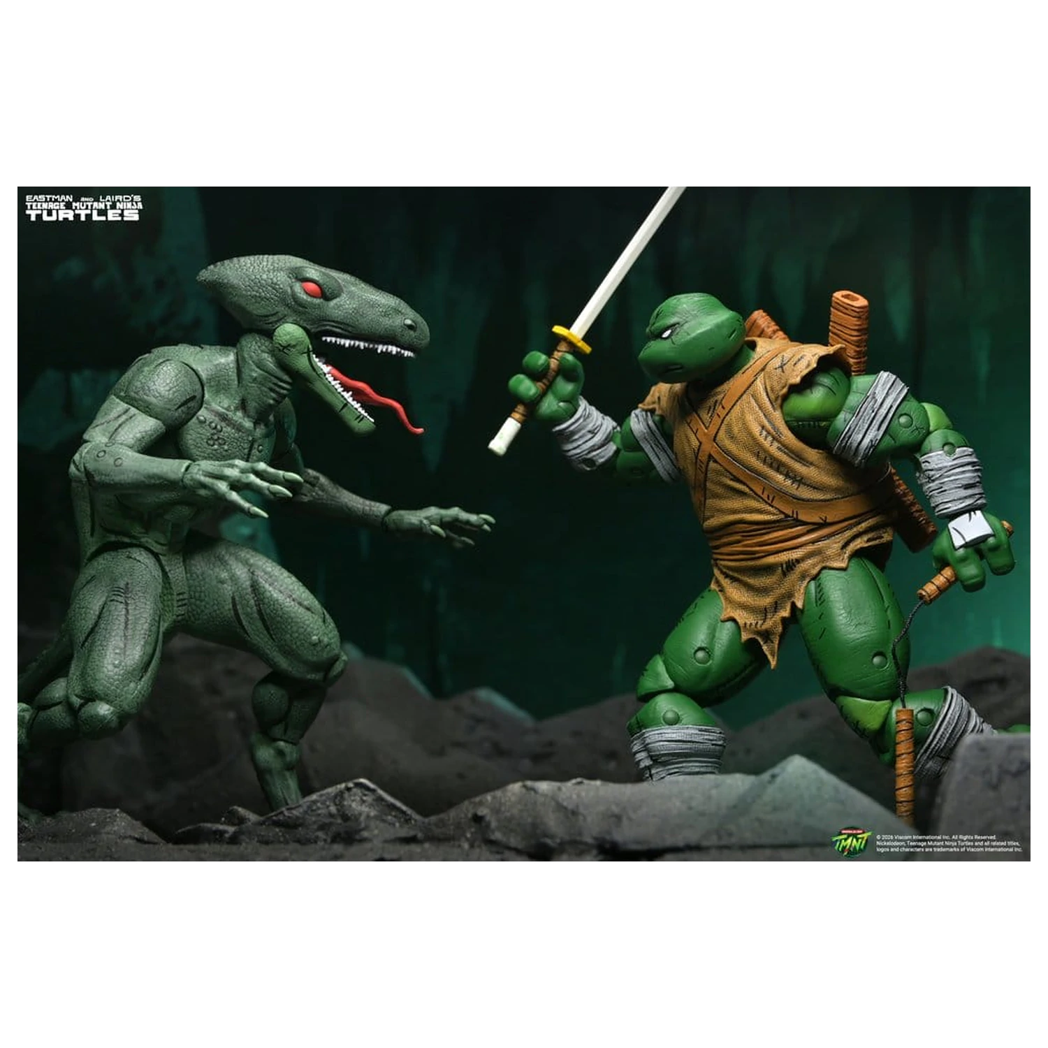 Teenage Mutant Ninja Turtles (Mirage Comics) Akčná figúrka Dvojbalenie Daimyo Orkai & Raptor 18 cm produktová fotografia