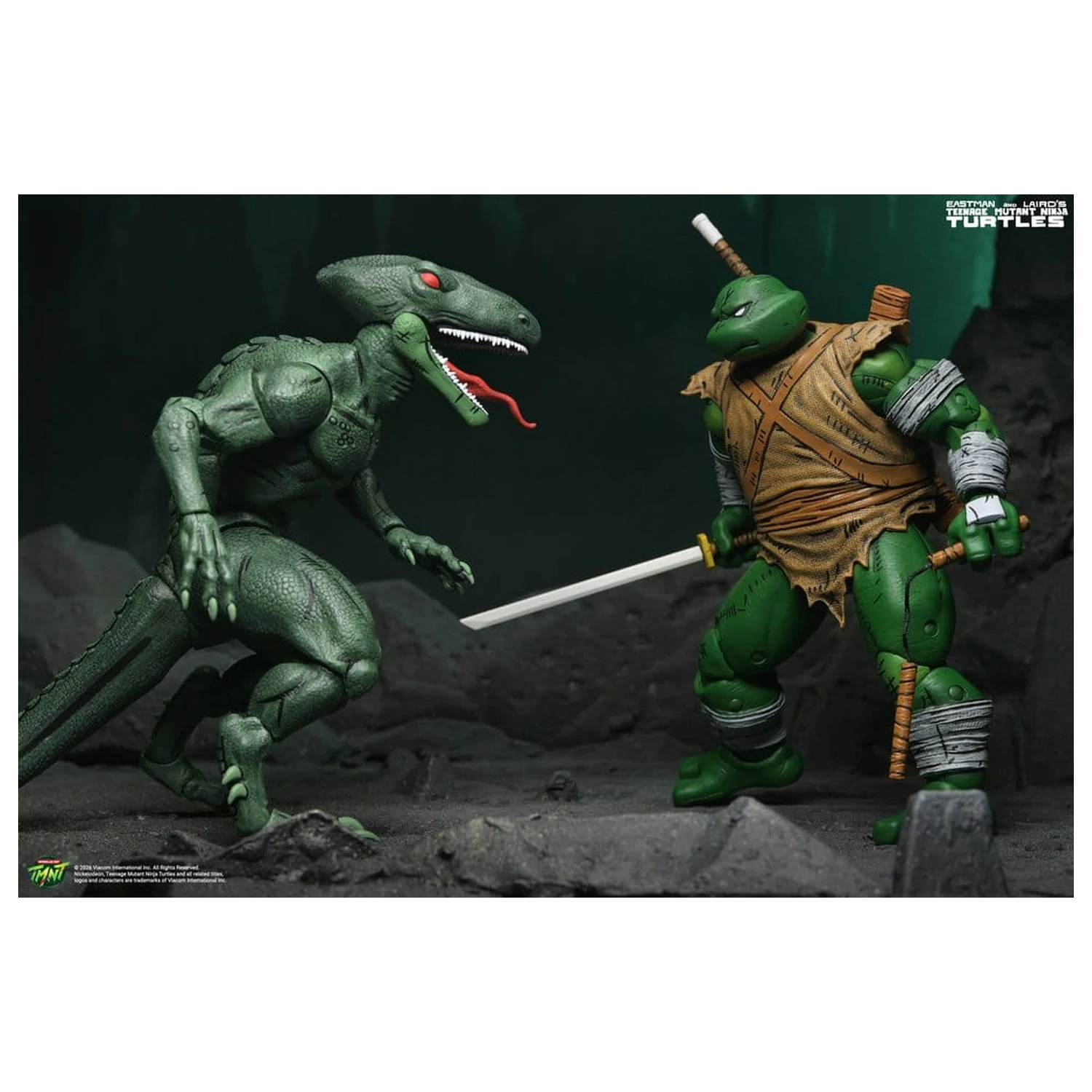 Teenage Mutant Ninja Turtles (Mirage Comics) Akčná figúrka Dvojbalenie Daimyo Orkai & Raptor 18 cm produktová fotografia