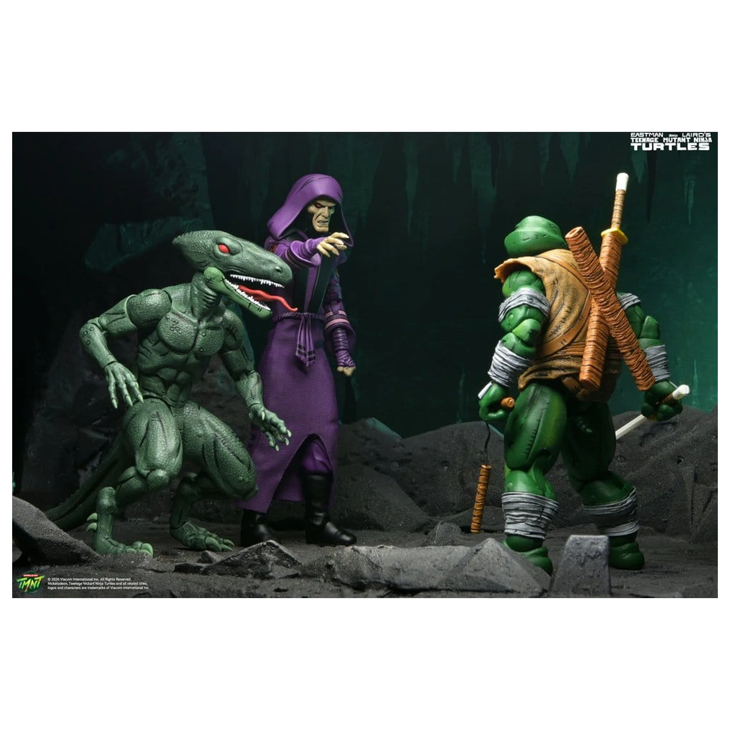 Teenage Mutant Ninja Turtles (Mirage Comics) Akčná figúrka Dvojbalenie Daimyo Orkai & Raptor 18 cm produktová fotografia