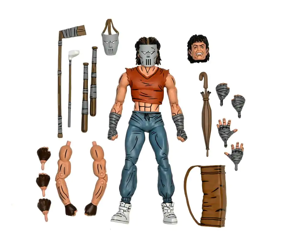 Teenage Mutant Ninja Turtles (Mirage Comics) Akčná figúrka Casey Jones v červenom tričku 18 cm produktová fotografia