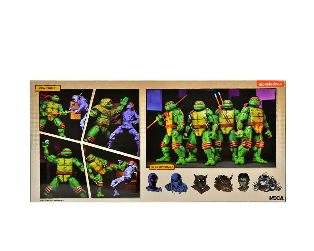 Teenage Mutant Ninja Turtles (Mirage Comics) Akčné figúrky 4-Pack Leonardo, Raphael, Michelangelo, & Donatello 18 cm produktová fotografia