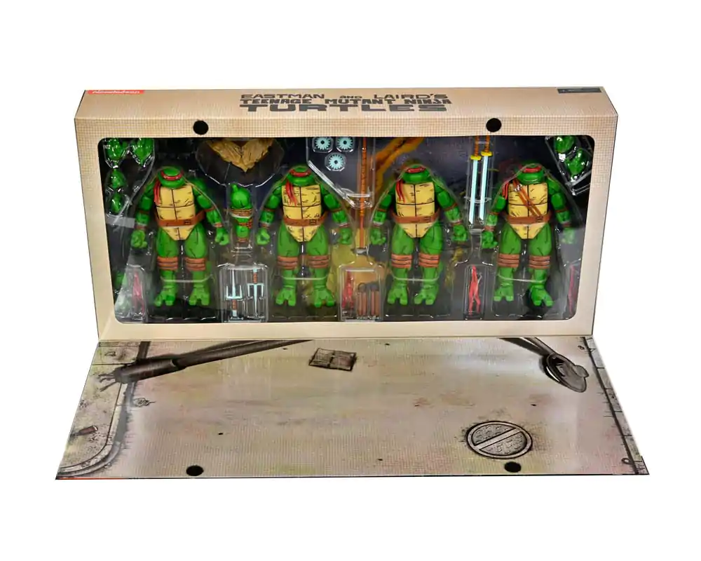 Teenage Mutant Ninja Turtles (Mirage Comics) Akčné figúrky 4-Pack Leonardo, Raphael, Michelangelo, & Donatello 18 cm produktová fotografia