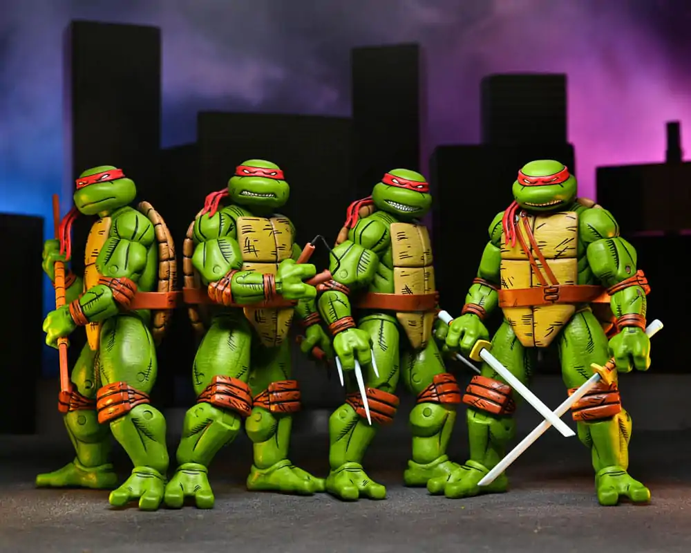 Teenage Mutant Ninja Turtles (Mirage Comics) Akčné figúrky 4-Pack Leonardo, Raphael, Michelangelo, & Donatello 18 cm produktová fotografia