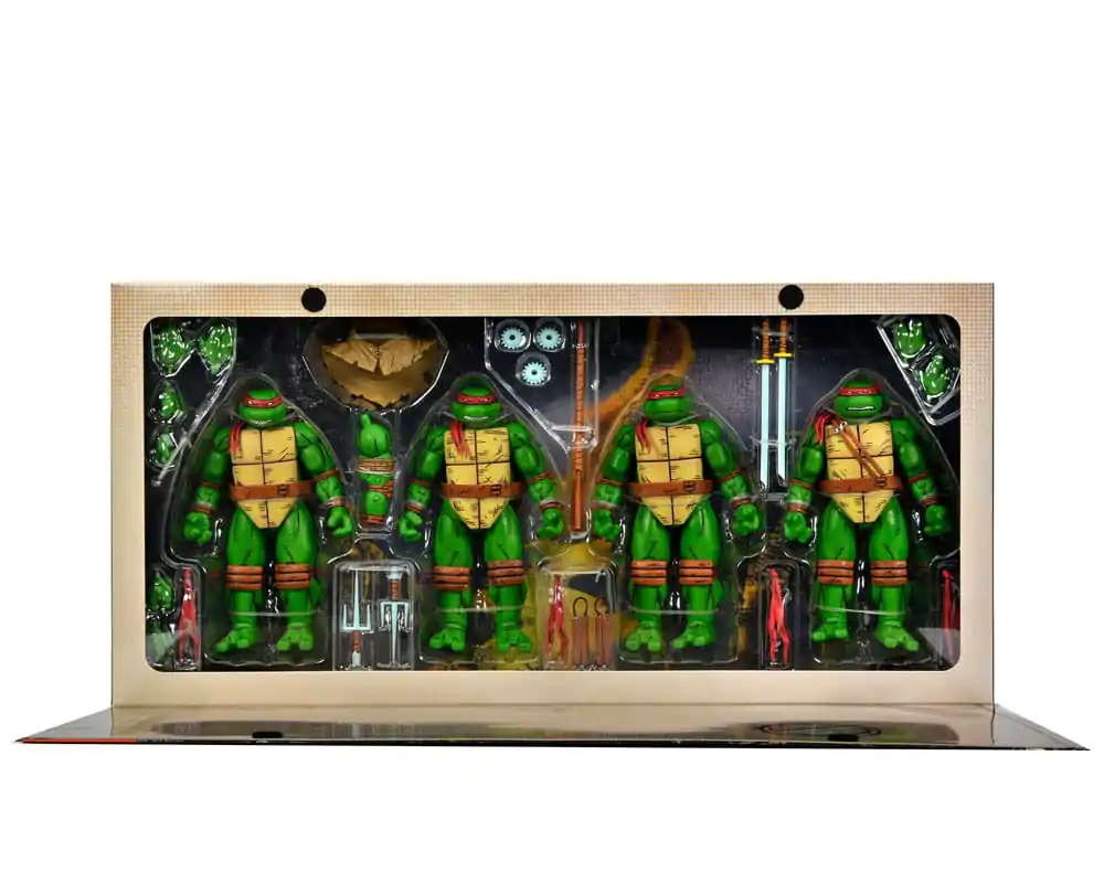 Teenage Mutant Ninja Turtles (Mirage Comics) Akčné figúrky 4-Pack Leonardo, Raphael, Michelangelo, & Donatello 18 cm produktová fotografia