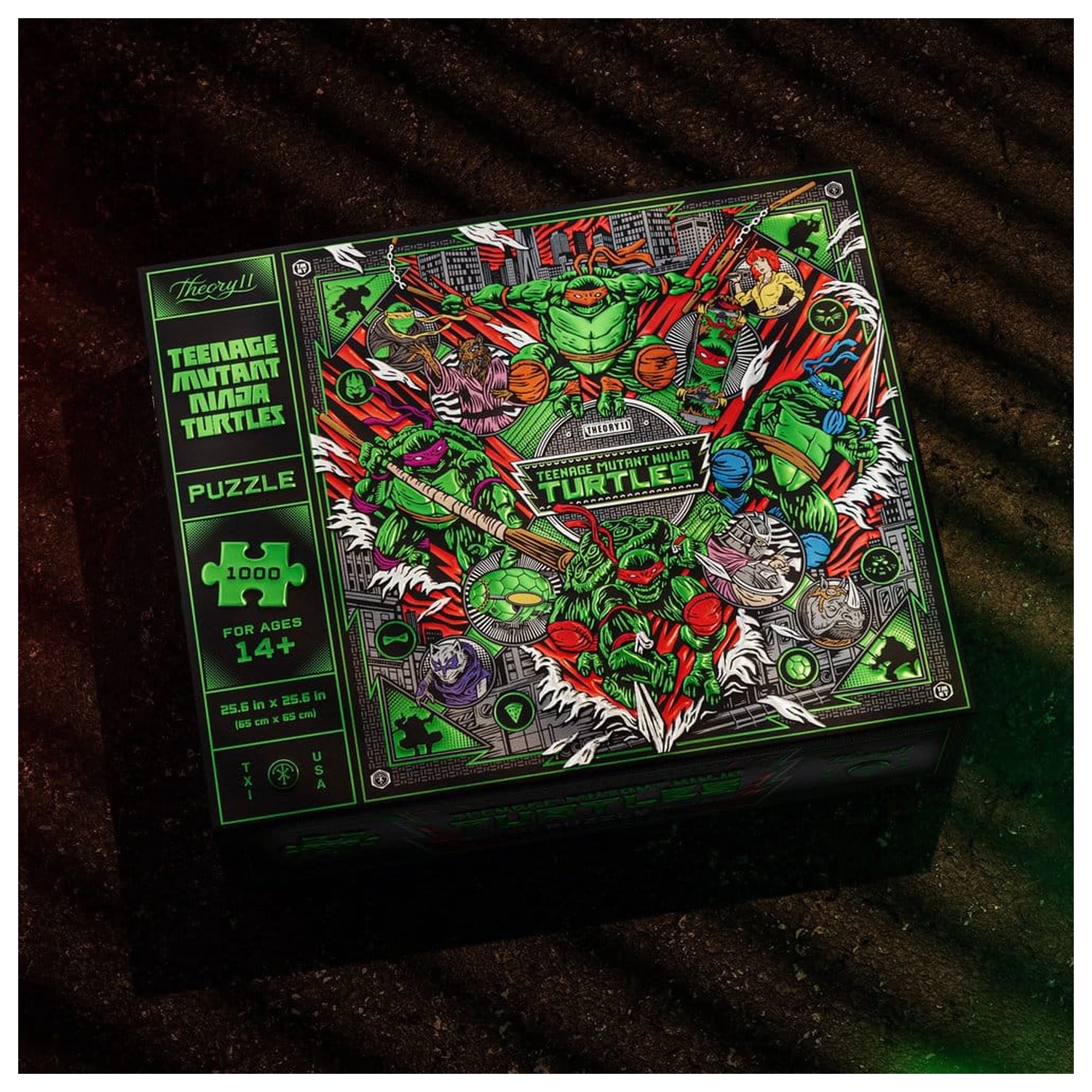 Teenage Mutant Ninja Turtles multi-dimenzionálne puzzle (1000 dielikov) produktová fotografia