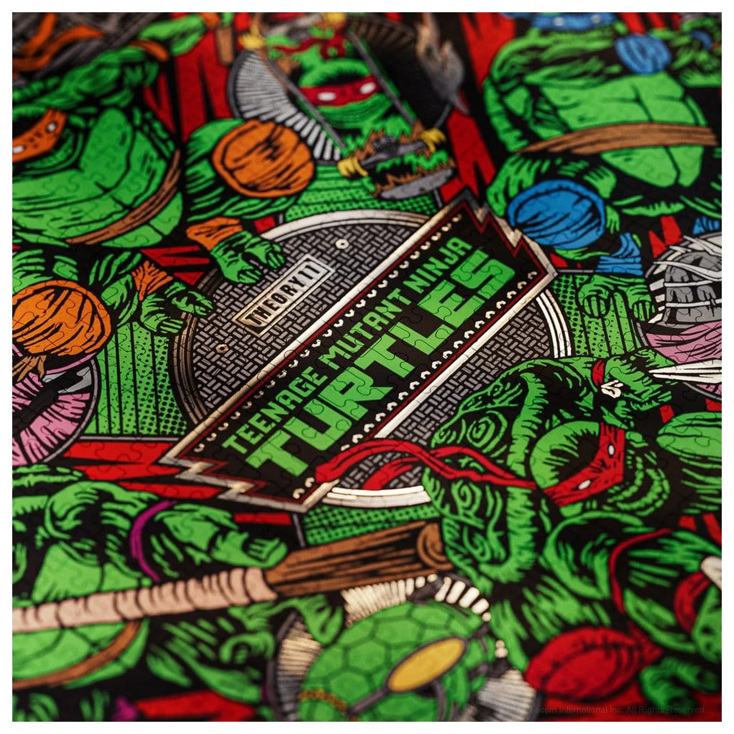 Teenage Mutant Ninja Turtles multi-dimenzionálne puzzle (1000 dielikov) produktová fotografia