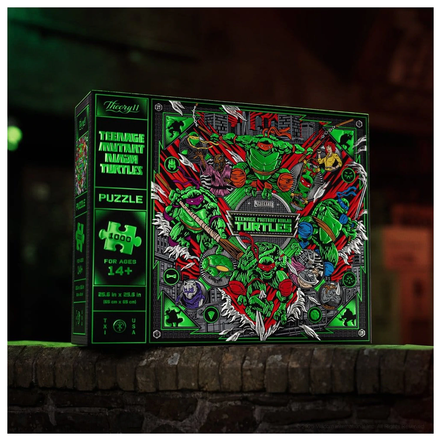 Teenage Mutant Ninja Turtles multi-dimenzionálne puzzle (1000 dielikov) produktová fotografia