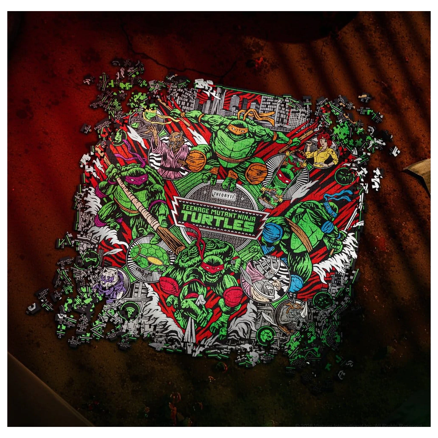 Teenage Mutant Ninja Turtles multi-dimenzionálne puzzle (1000 dielikov) produktová fotografia