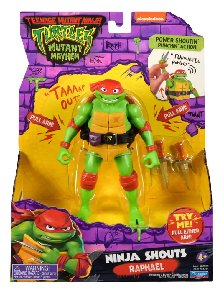 Teenage Mutant Ninja Turtles: Mutant Mayhem Ninja Shouts Akčná figúrka Raphael 14 cm produktová fotografia