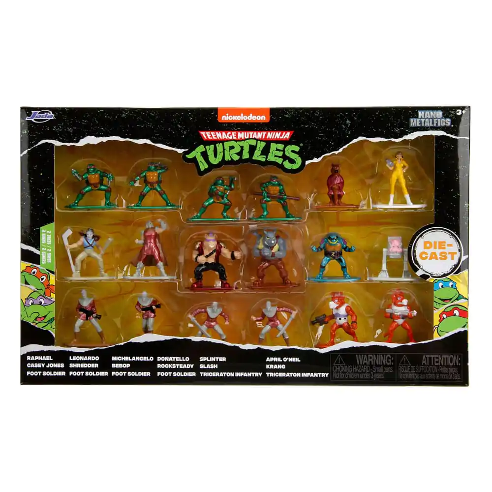 Teenage Mutant Ninja Turtles Nano Metalfigs Diecast Mini figúrky 18-Pack Wave 2 4 cm produktová fotografia