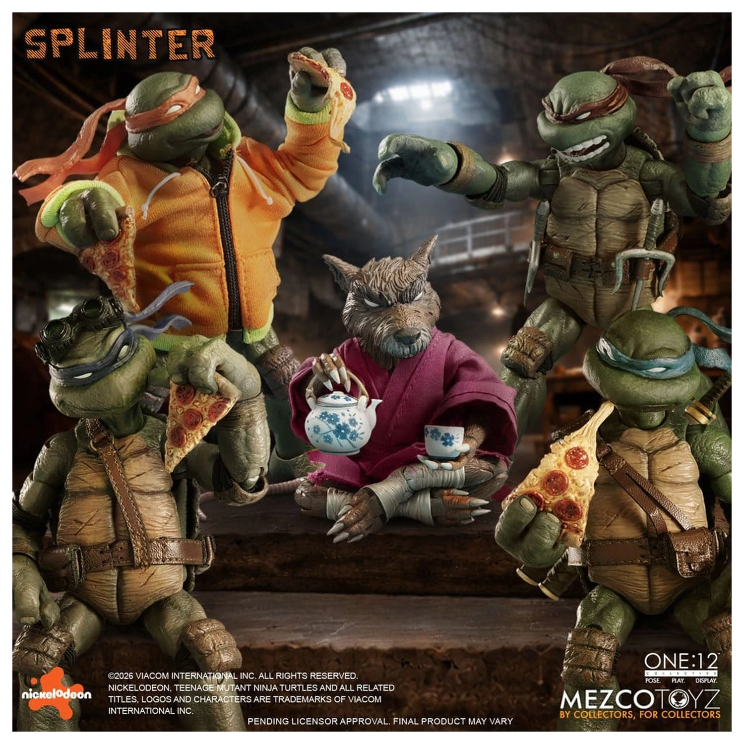 Teenage Mutant Ninja Turtles One:12 Collective akčná figúrka 1/12 Splinter 17 cm produktová fotografia