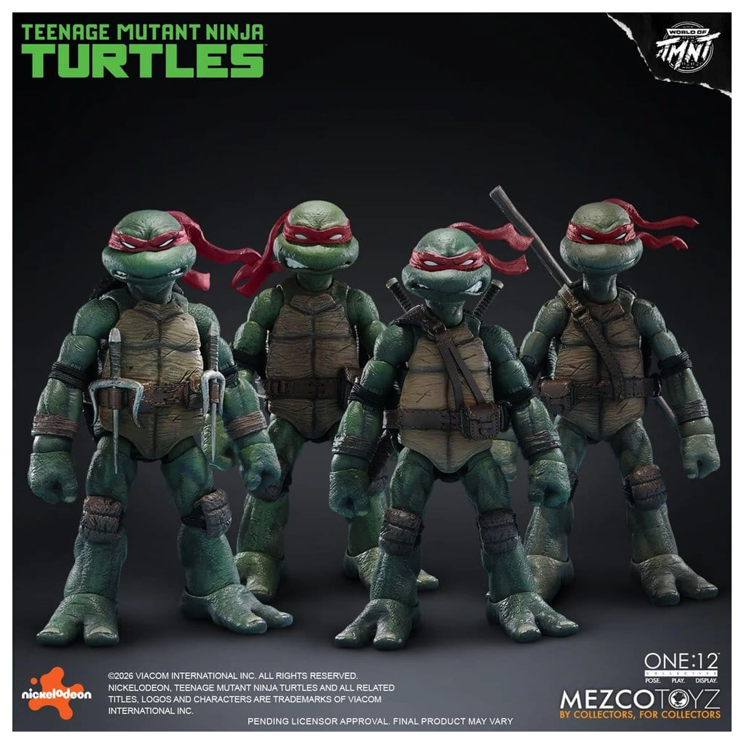Teenage Mutant Ninja Turtles One:12 Collective akčné figúrky 1/12 v krabicovom sete 17 cm produktová fotografia