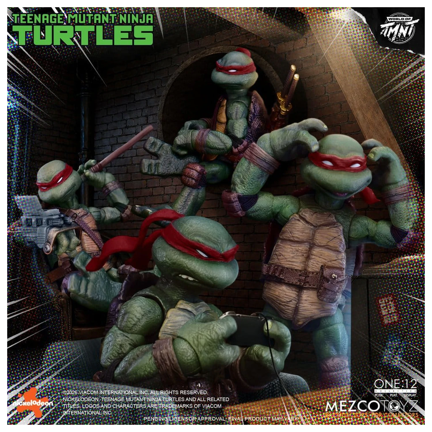 Teenage Mutant Ninja Turtles One:12 Collective akčné figúrky 1/12 v krabicovom sete 17 cm produktová fotografia