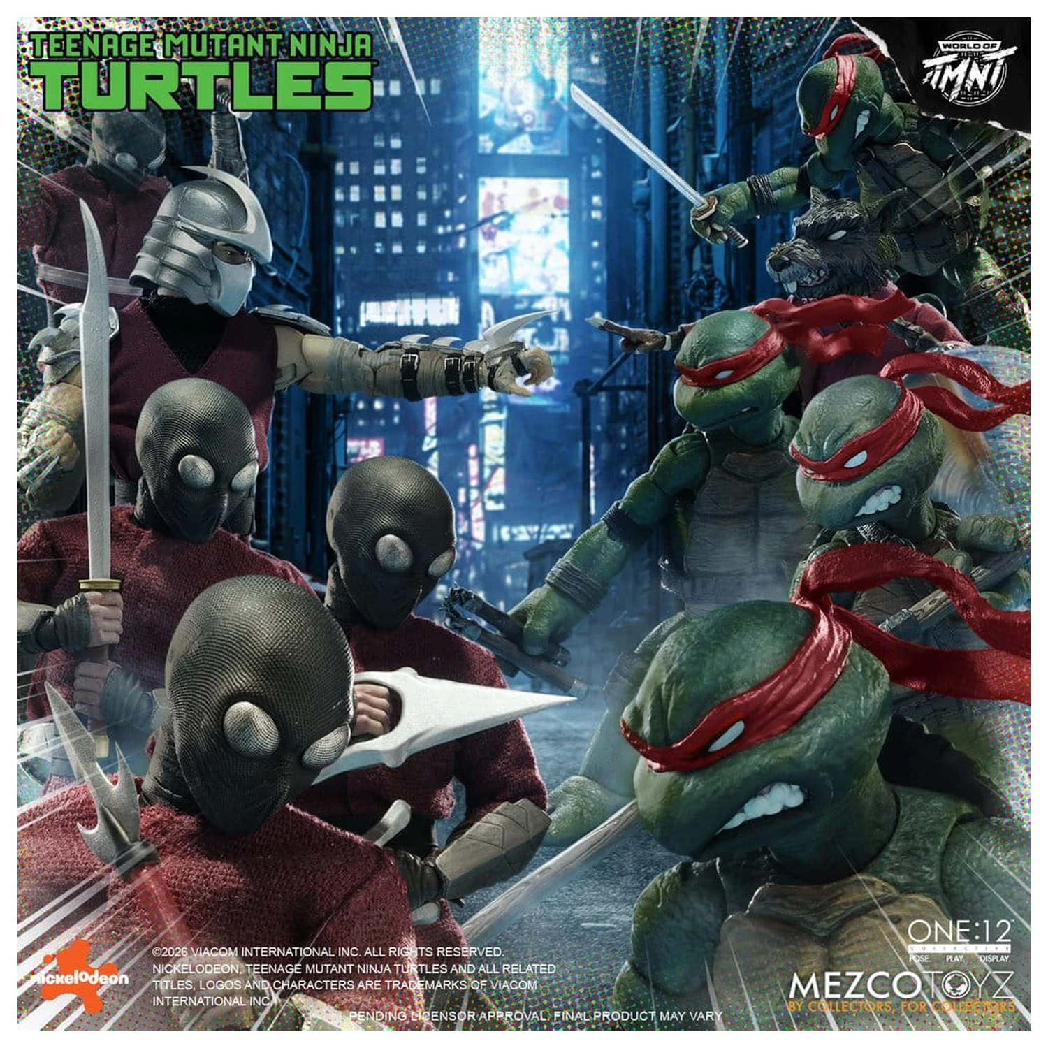 Teenage Mutant Ninja Turtles One:12 Collective akčné figúrky 1/12 v krabicovom sete 17 cm produktová fotografia