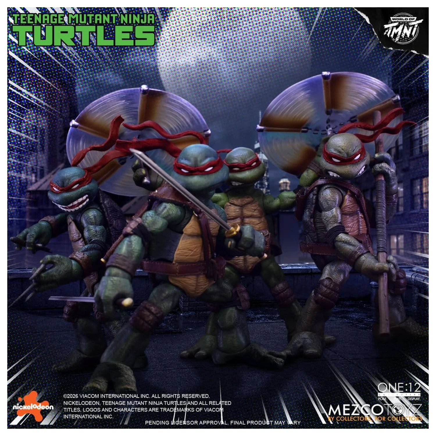 Teenage Mutant Ninja Turtles One:12 Collective akčné figúrky 1/12 v krabicovom sete 17 cm produktová fotografia