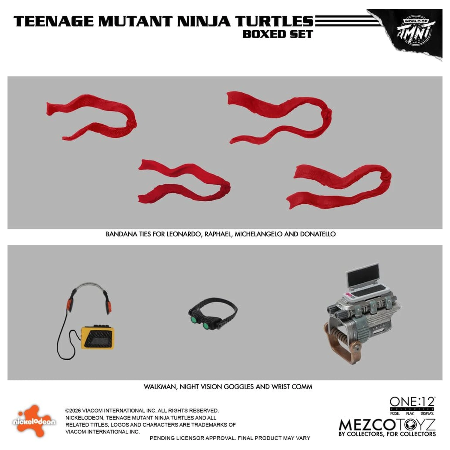 Teenage Mutant Ninja Turtles One:12 Collective akčné figúrky 1/12 v krabicovom sete 17 cm produktová fotografia