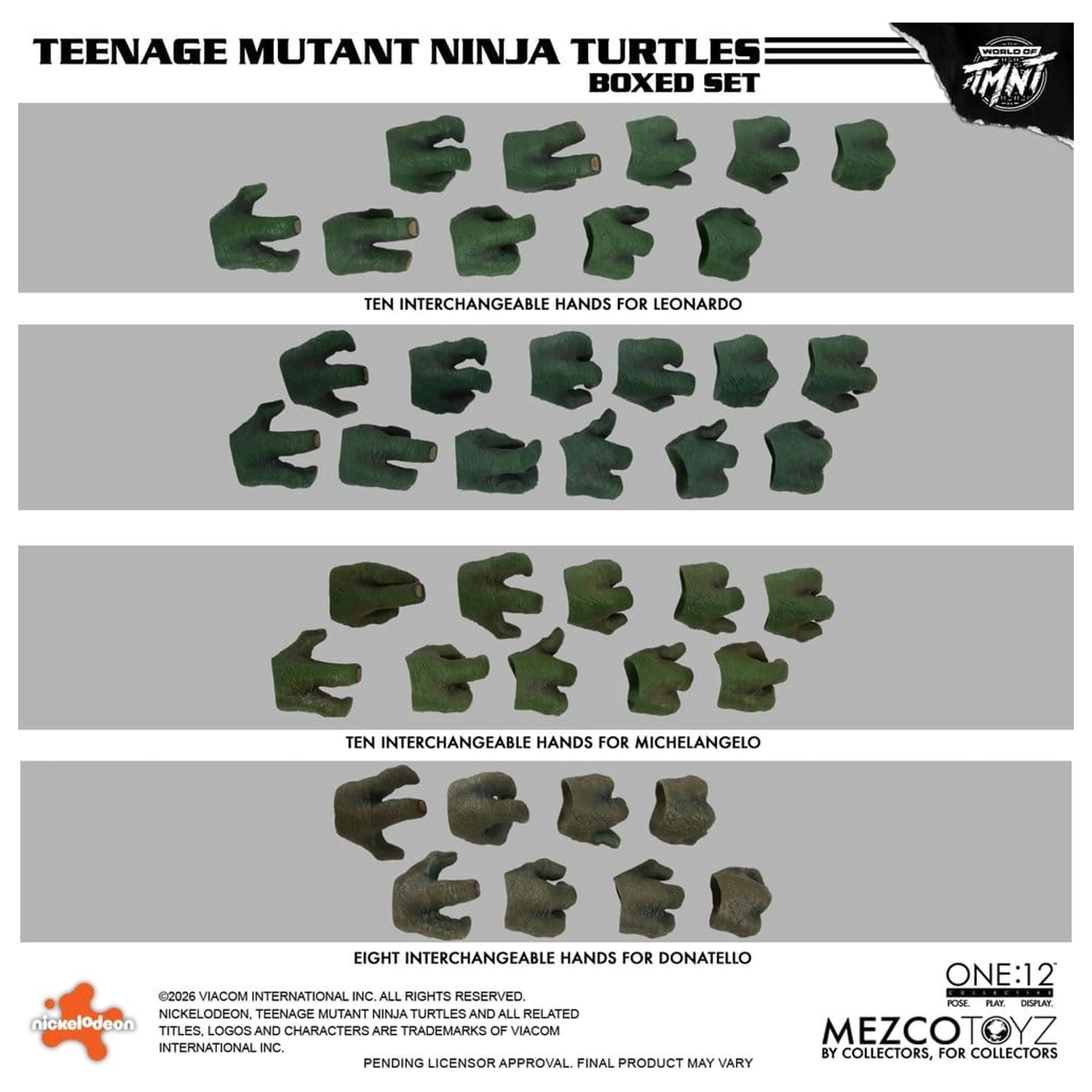Teenage Mutant Ninja Turtles One:12 Collective akčné figúrky 1/12 v krabicovom sete 17 cm produktová fotografia