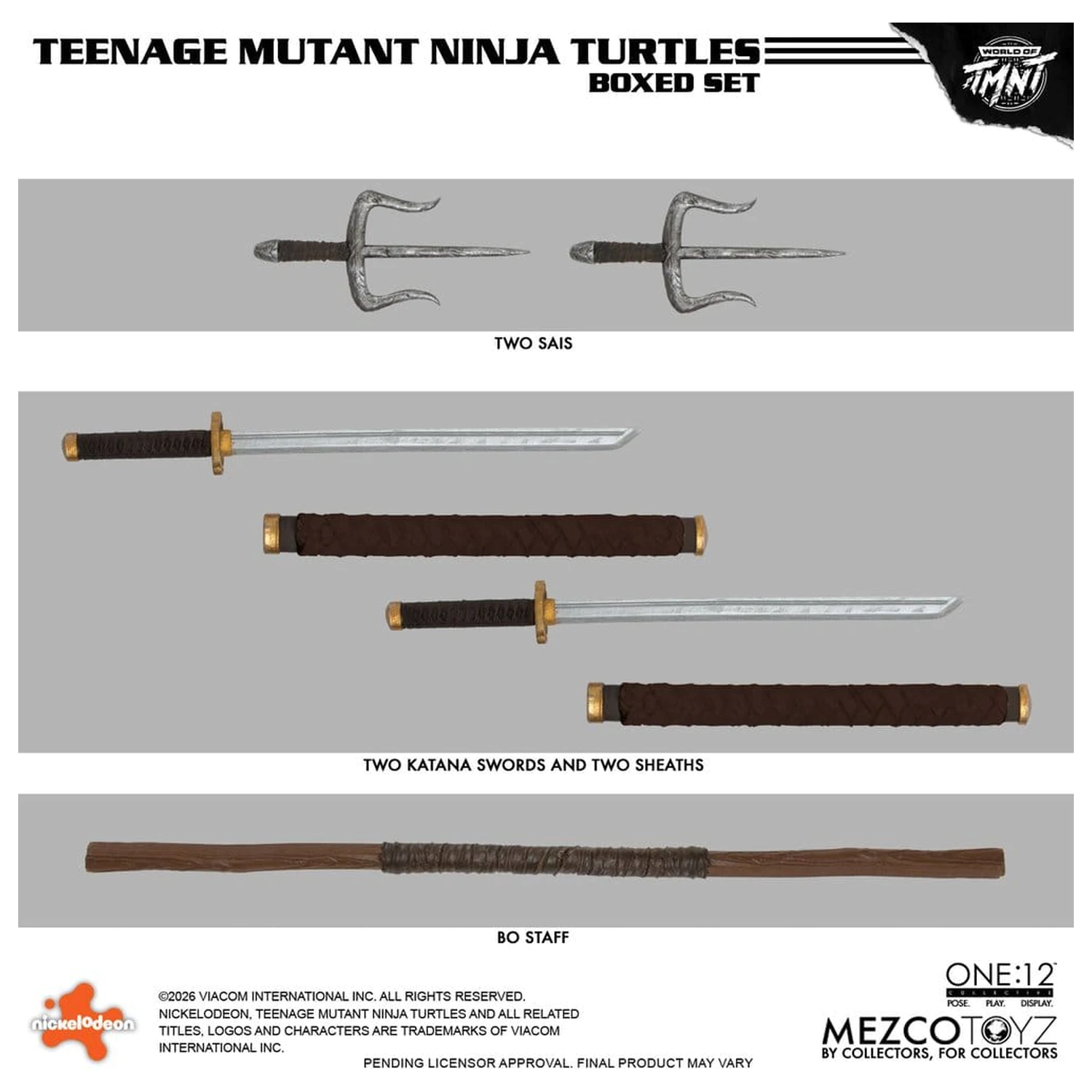 Teenage Mutant Ninja Turtles One:12 Collective akčné figúrky 1/12 v krabicovom sete 17 cm produktová fotografia