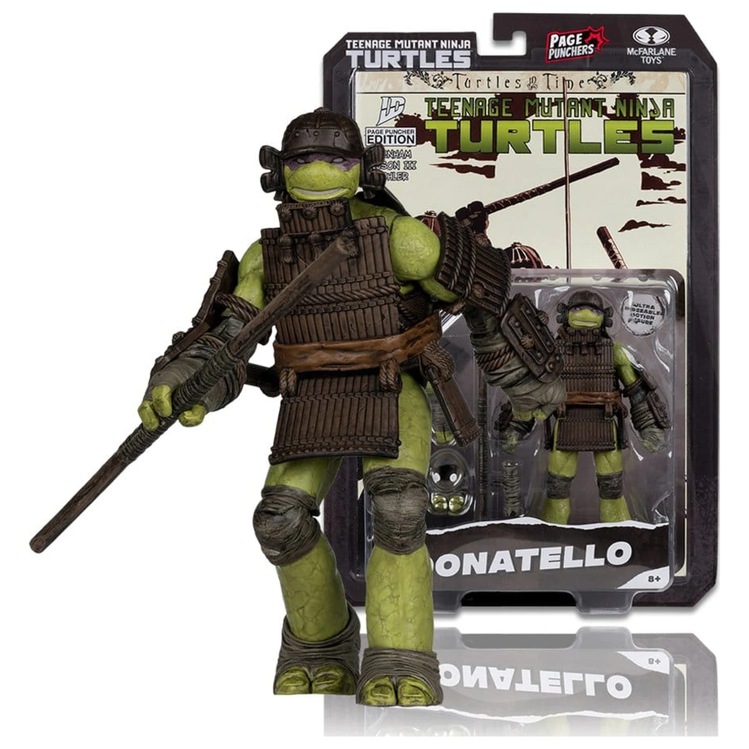 Teenage Mutant Ninja Turtles Page Punchers akčná figúrka Donatello (Turtles in Time) 13 cm produktová fotografia