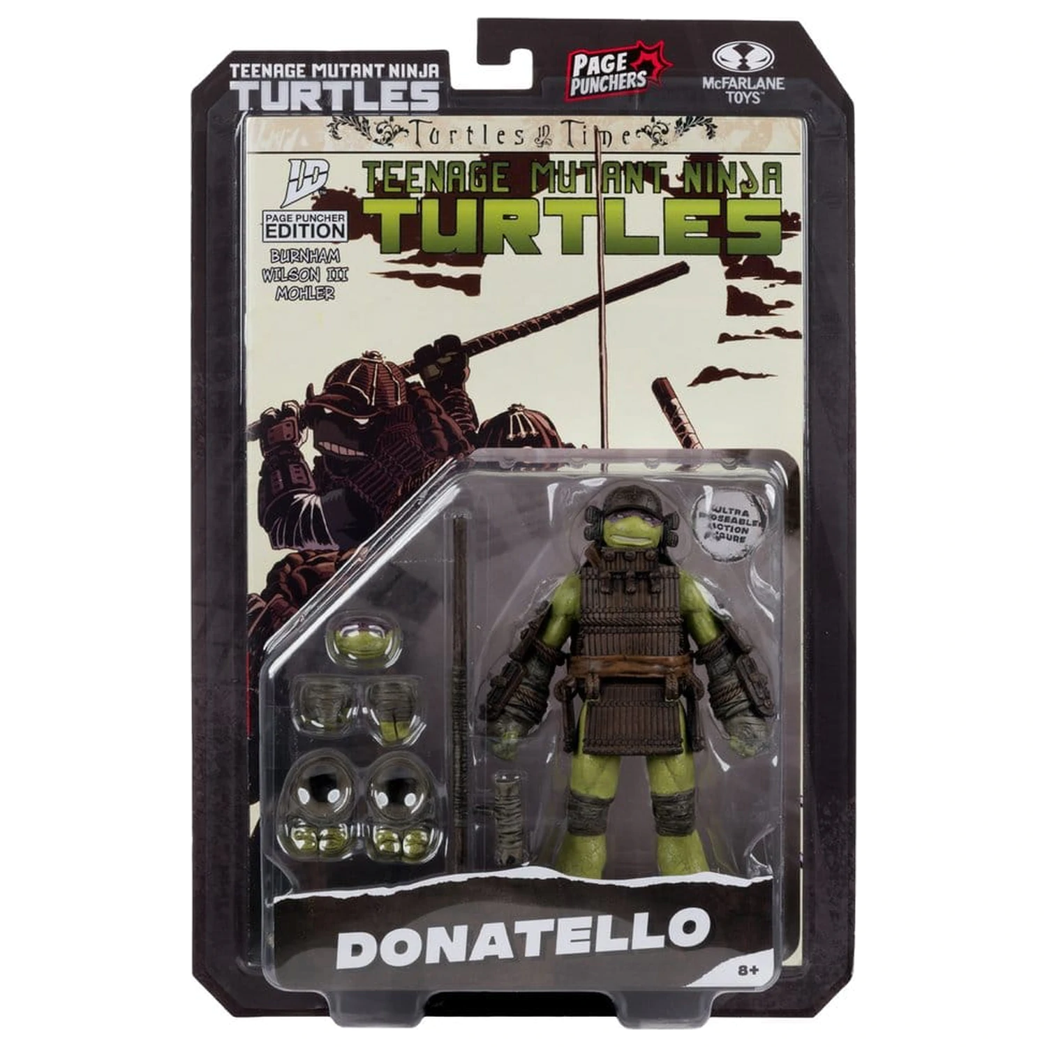 Teenage Mutant Ninja Turtles Page Punchers akčná figúrka Donatello (Turtles in Time) 13 cm produktová fotografia