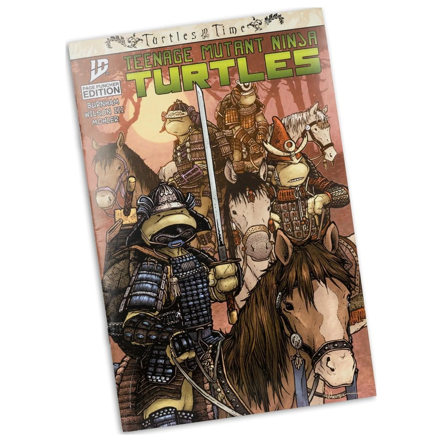 Teenage Mutant Ninja Turtles Page Punchers akčná figúrka Leonardo (Turtles in Time) 13 cm produktová fotografia